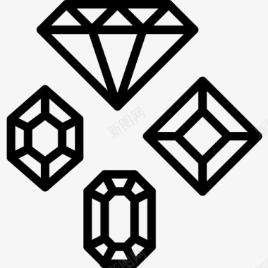 宝石珠宝14直系图标图标