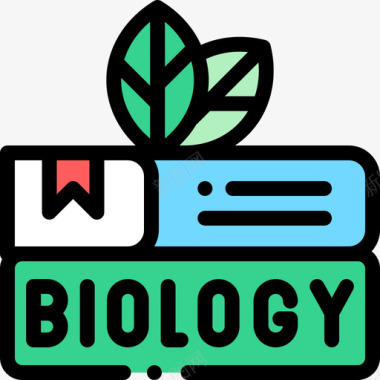 书生物学2线颜色图标图标