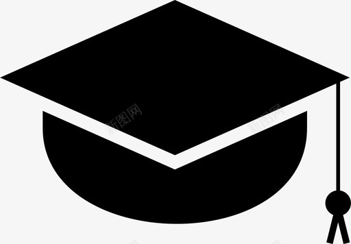 学生帽帽子教育图标svg_新图网 https://ixintu.com 大学 学生帽 帽子 教育 研究生