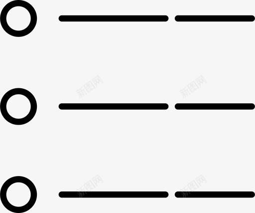 菜单项目符号列表用户界面图标svg_新图网 https://ixintu.com 列表 用户界面 符号 菜单 项目