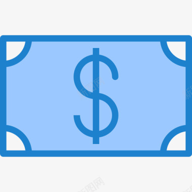 金钱必需品在线营销3蓝色图标图标