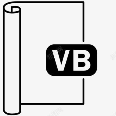 vb文件文件格式图标图标