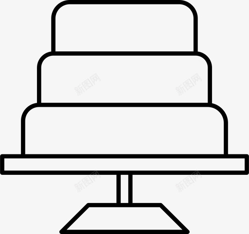 面包店生日蛋糕图标svg_新图网 https://ixintu.com 生日蛋糕 面包店