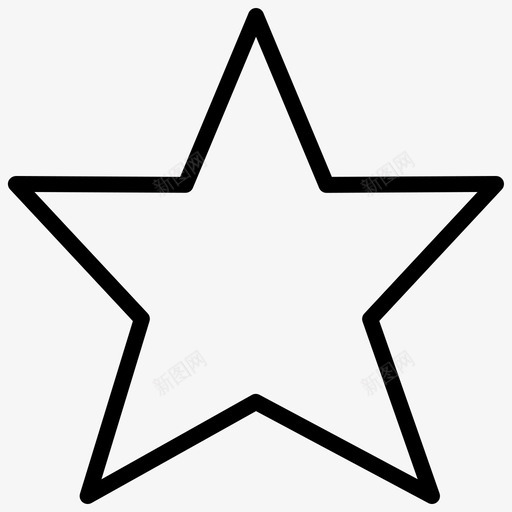 星型收藏夹重要图标svg_新图网 https://ixintu.com 收藏夹 星型 用户界面 用户界面元素 重要