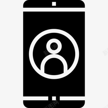 用户智能手机功能5填充图标图标