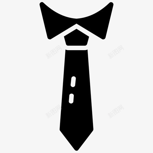领带礼服正式图标svg_新图网 https://ixintu.com 制服 商业 图标 字形 正式 温莎 礼服 金融 领带