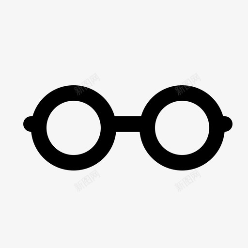 眼镜时尚相框图标svg_新图网 https://ixintu.com 图标旅游1 时尚 相框 眼镜
