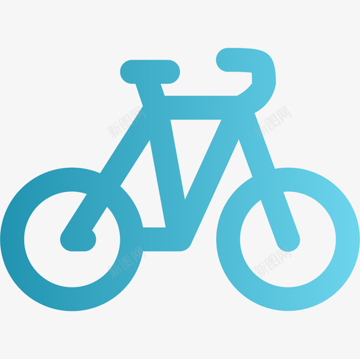 自行车运输127直线坡度图标svg_新图网 https://ixintu.com 坡度 直线 自行车 运输