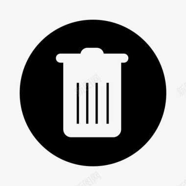 垃圾桶删除回收站图标图标