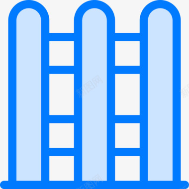 栅栏建筑师2蓝色图标图标