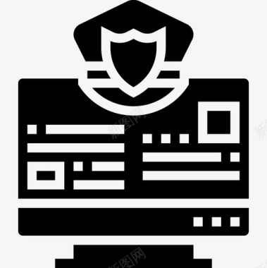防护网络抢劫6雕文图标图标