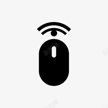 无线鼠标锁网络图标图标