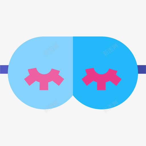 面罩睡觉时间10平躺图标svg_新图网 https://ixintu.com 平躺 时间 睡觉 面罩