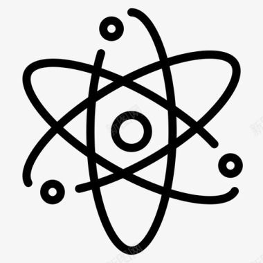 原子生物学原子核图标图标
