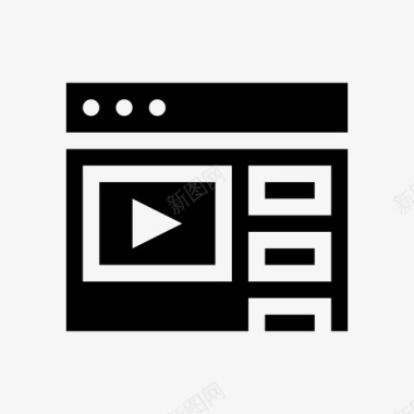 视频商业计算机图标图标