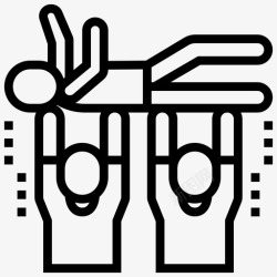 与合作伙伴实现共赢团队合作合作伙伴关系共赢团队工作线图标高清图片