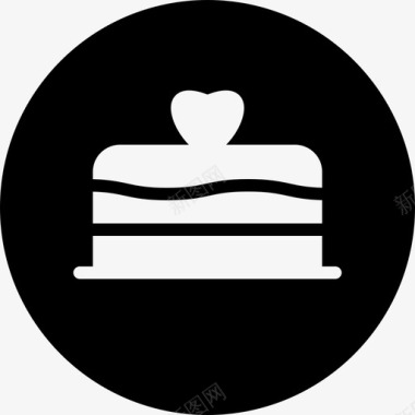 蛋糕馅饼甜点图标图标