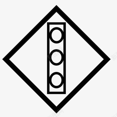 红绿灯交通标志图标图标