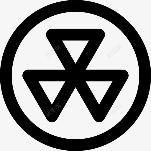 核能核能5线性图标svg_新图网 https://ixintu.com 核能 线性