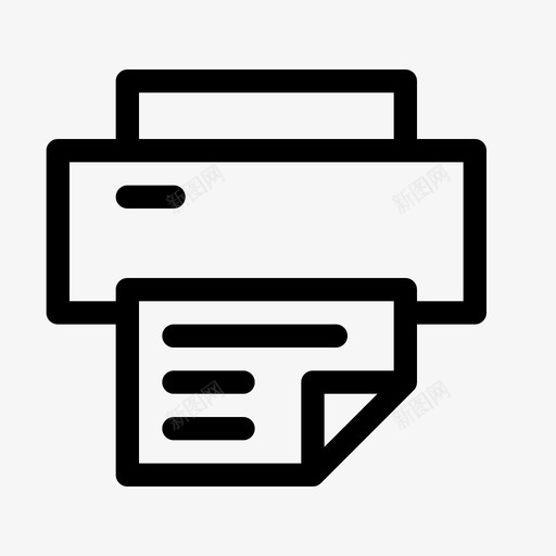打印复制导出图标svg_新图网 https://ixintu.com essentials ui-ux 复制 导出 打印 打印机 扫描 纸张