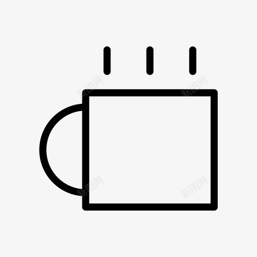 玻璃打破咖啡图标svg_新图网 https://ixintu.com 休息 冬季季节概述 咖啡 咖啡休息 打破 玻璃 茶