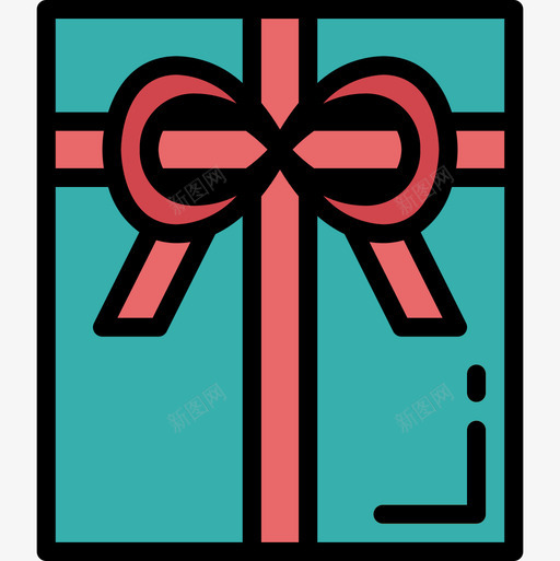 礼物圣诞139线性颜色图标svg_新图网 https://ixintu.com 圣诞 礼物 线性 颜色