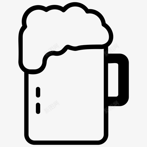 啤酒杯食品和饮料系列图标svg_新图网 https://ixintu.com 啤酒杯 图标 系列 食品 饮料