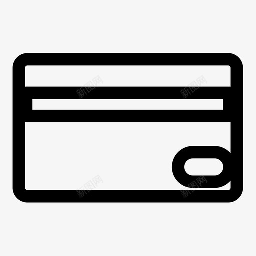 信用卡银行卡商务卡图标svg_新图网 https://ixintu.com 信用卡 借记卡 商务卡 维萨卡 银行卡