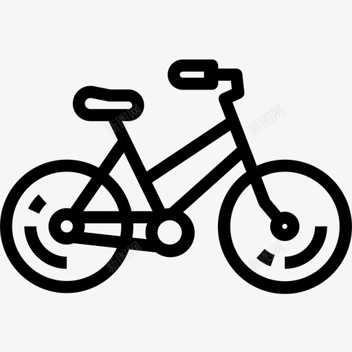 自行车20号自行车直线型图标svg_新图网 https://ixintu.com 20号自行车 直线型 自行车