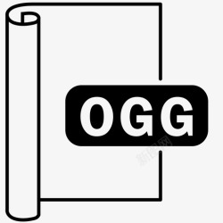 OGGogg音频文件文件格式图标高清图片