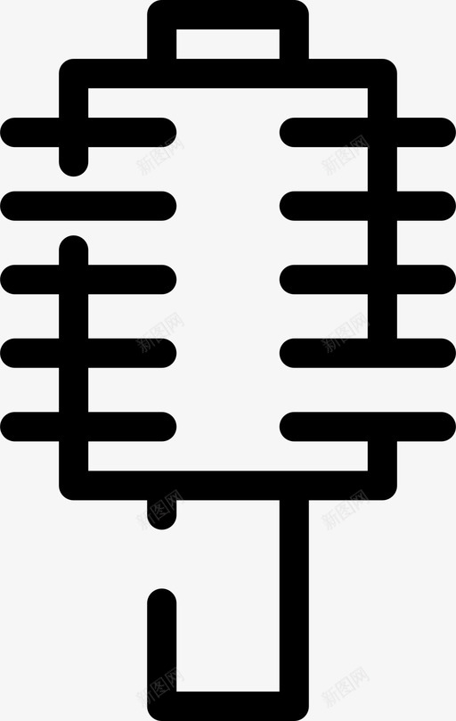 刷子梳妆头发图标svg_新图网 https://ixintu.com 刷子 头发 梳妆 沙龙