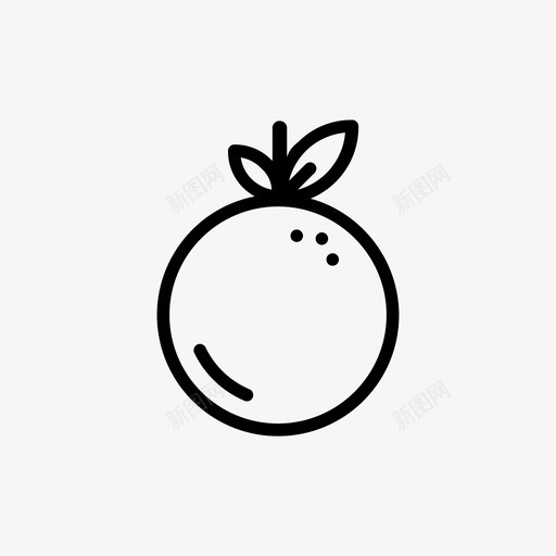 橘子水果柠檬图标svg_新图网 https://ixintu.com 夏季 柠檬 橘子 水果 热带 食物