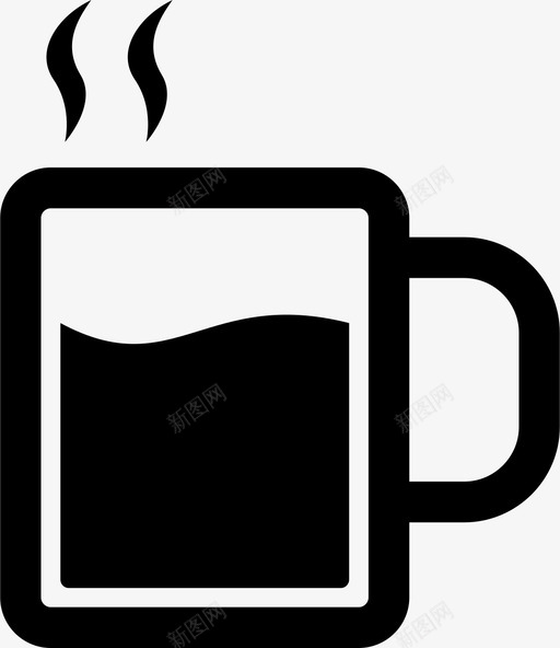 热咖啡饮料茶图标svg_新图网 https://ixintu.com 咖啡 饮料