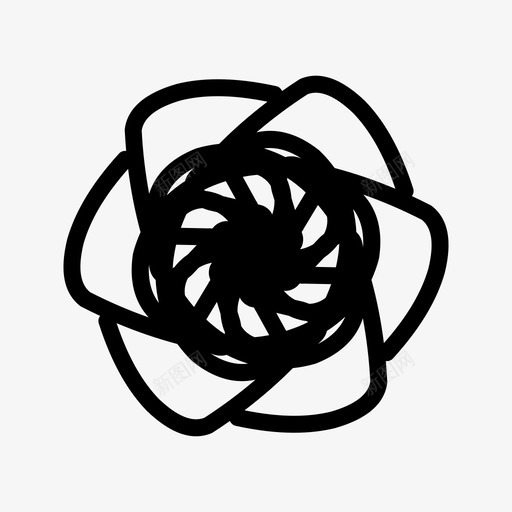 装饰品元素曼陀罗图标svg_新图网 https://ixintu.com 元素 曼陀罗 装饰品