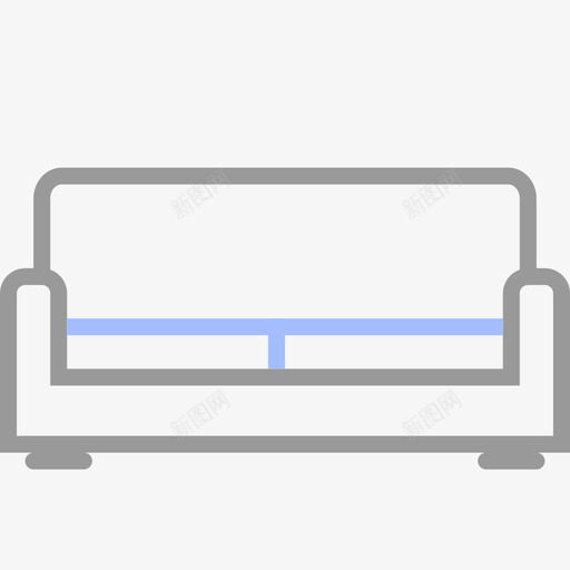 沙发svg_新图网 https://ixintu.com 沙发 线性 多色 简约 扁平 手绘 精美