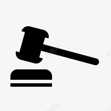 法律拍卖司法图标图标