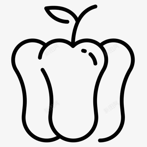 胡椒粉纯素食直系图标svg_新图网 https://ixintu.com 直系 素食 胡椒