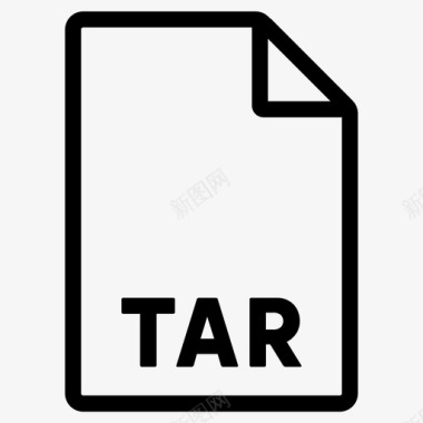 tar格式文件文件格式图标图标