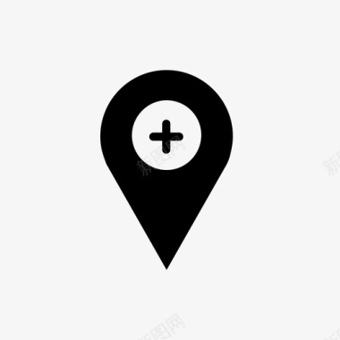 添加位置目的地地图pin图标图标