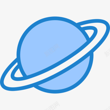 土星科学73蓝色图标图标