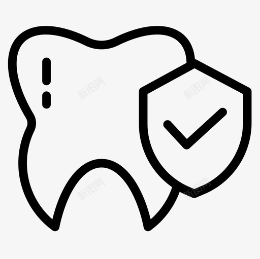 牙齿卫生15线性图标svg_新图网 https://ixintu.com 卫生 牙齿 线性