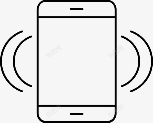 振动呼叫移动图标svg_新图网 https://ixintu.com 呼叫 响铃 振动 移动