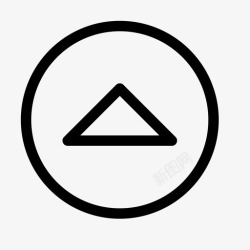 uiux三角形折叠展开图标高清图片