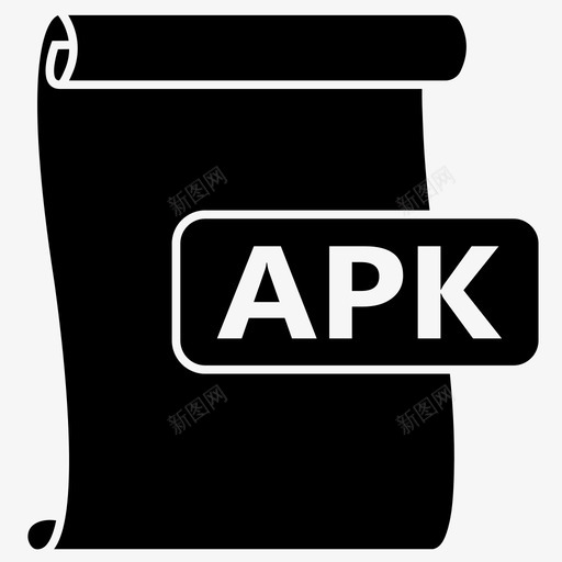 apkandroidapk文件图标svg_新图网 https://ixintu.com android apk 包文件 文件 格式