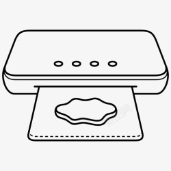 封口机真空封口机自动烹饪图标高清图片