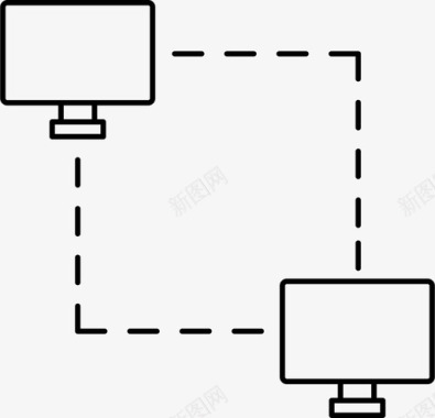网络通信计算机图标图标