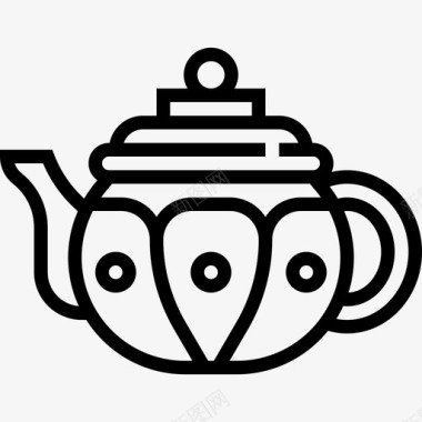 茶壶农历新年27直系图标图标