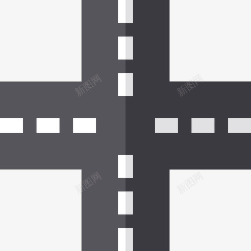 道路交通和驾驶5平坦图标svg_新图网 https://ixintu.com 交通和驾驶5 平坦 道路