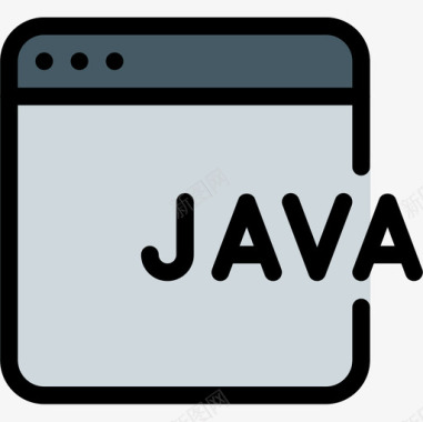 Java编程32线性彩色图标图标