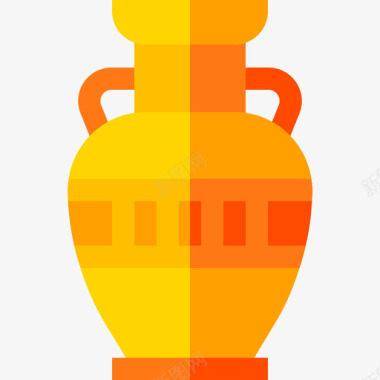 花瓶埃及2扁平图标图标